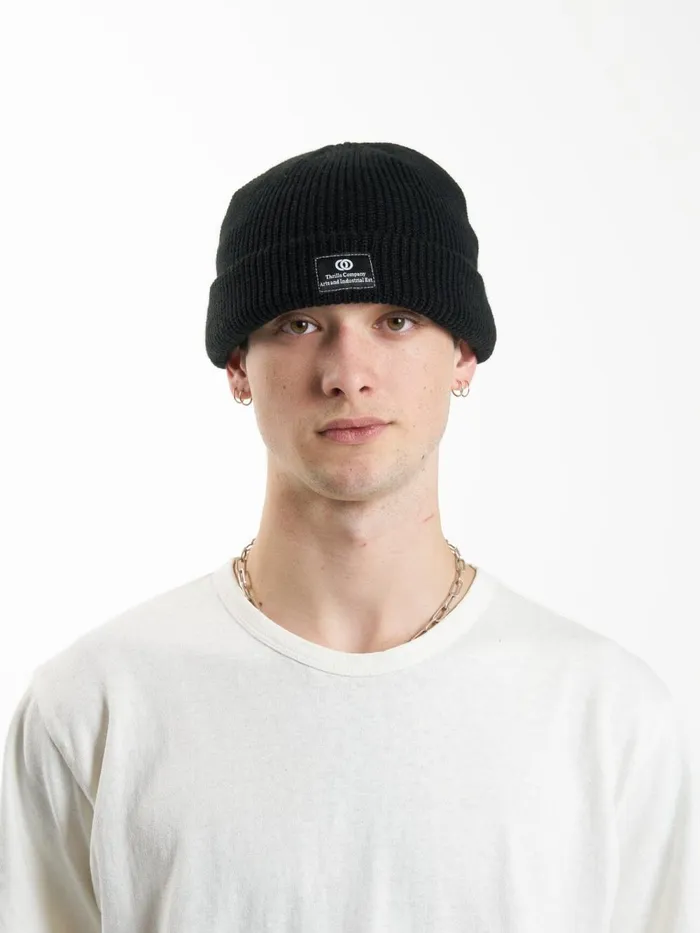 Accessories Cortex Wharf Beanie Black Thrills Hats