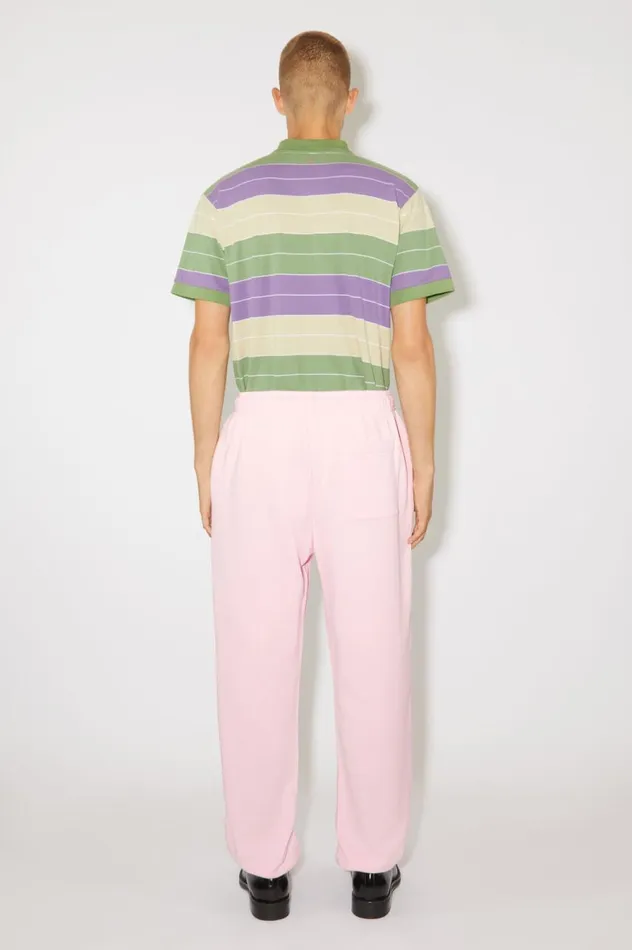 Acne Studios Cotton Sweatpants Light Pink Women Trousers
