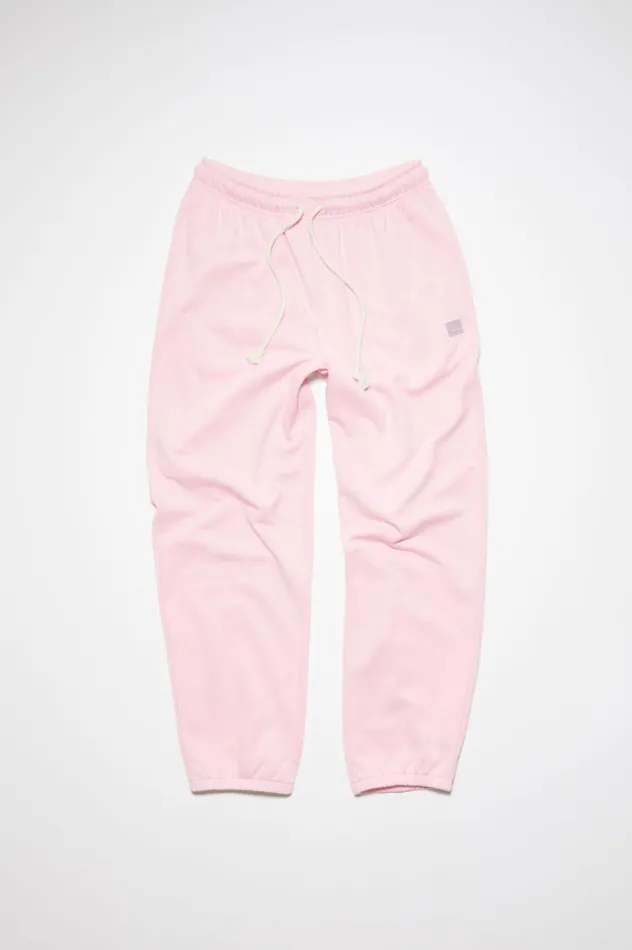 Acne Studios Cotton Sweatpants Light Pink Women Trousers
