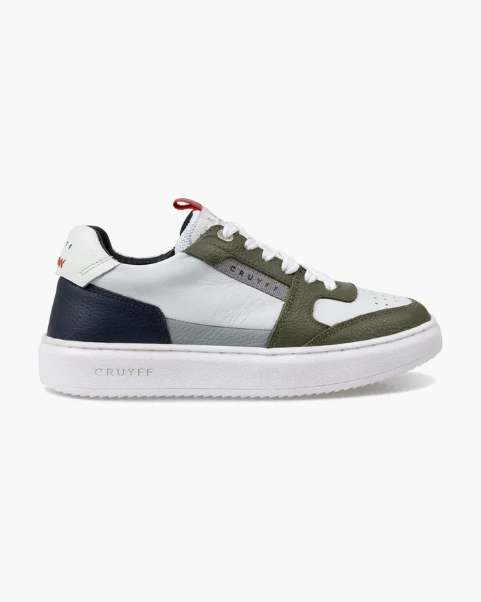Cruyff Endorsed Tennis Whitegreen Junior Sneakers