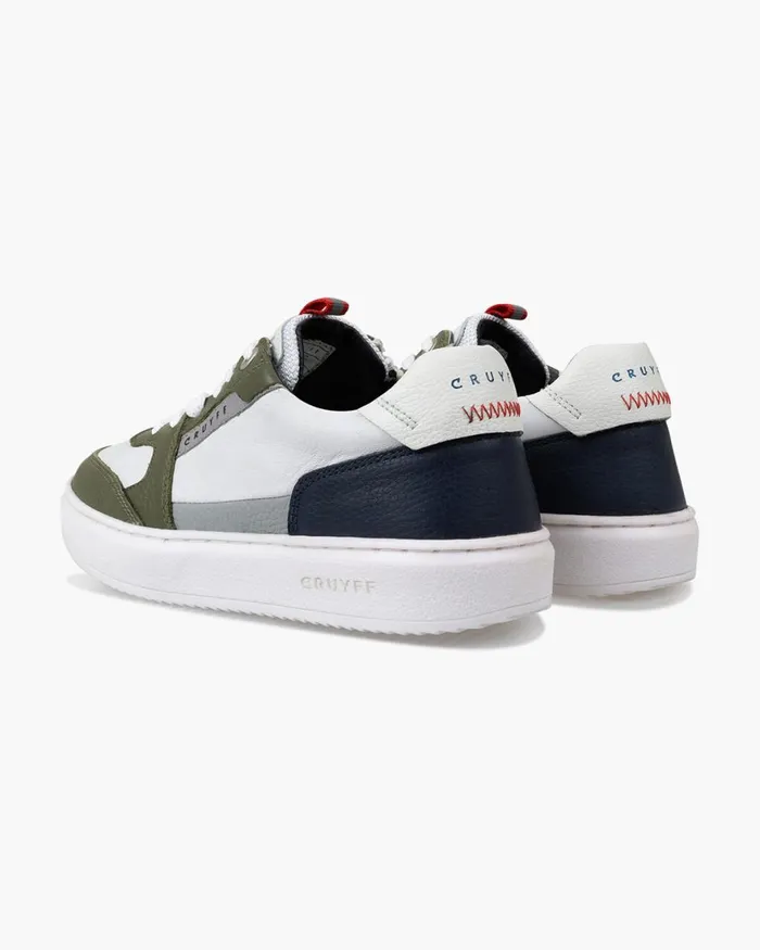 Cruyff Endorsed Tennis Whitegreen Junior Sneakers