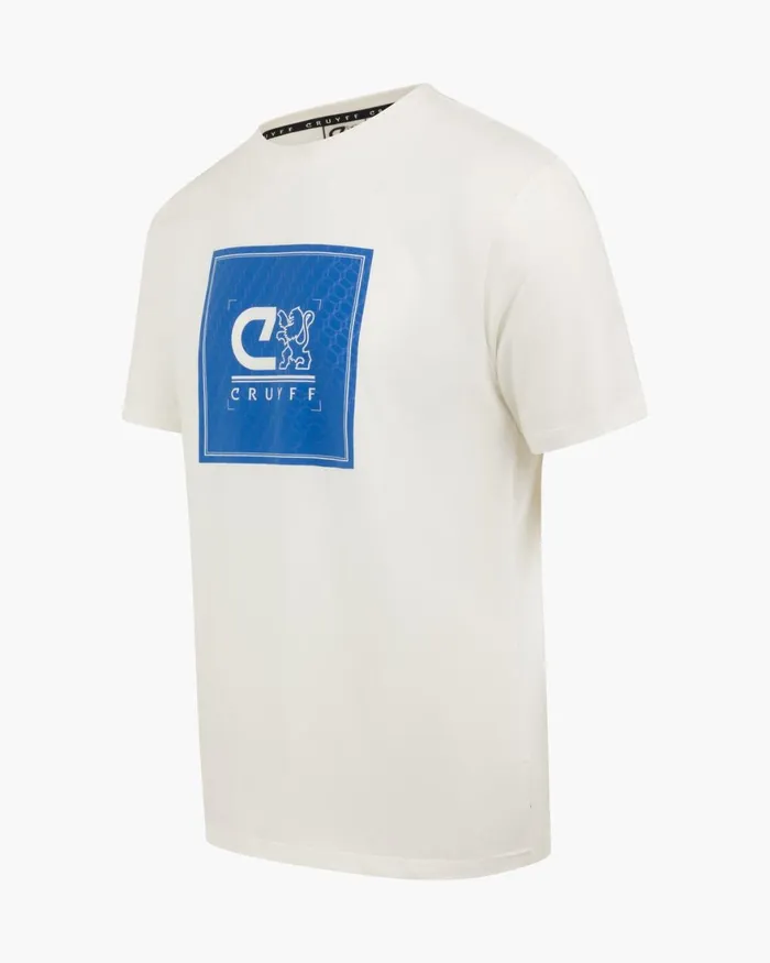 Cruyff Volt Tee White Men TShirts and Polo039s Cruyff Volt Tee White Men TShirts and Polo039s