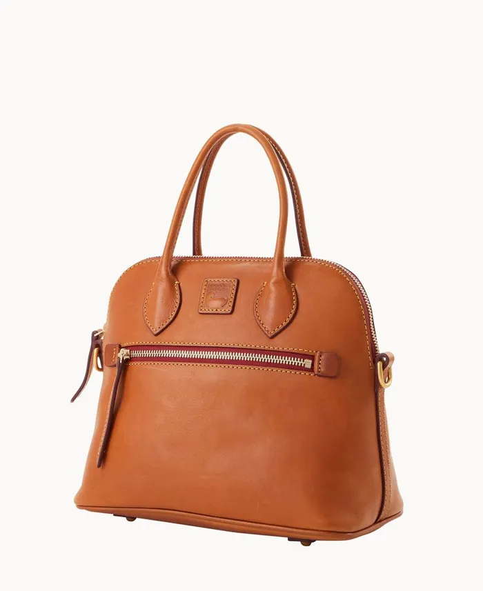Dooney and Bourke Satchels Florentine Domed Satchel Natural 8211 WomenMen