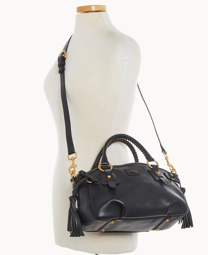 Dooney and Bourke Satchels Florentine Medium Mail Satchel Black Black 8211 WomenMen Dooney and Bourke Satchels Florentine Medium Mail Satchel Black Black 8211 WomenMen