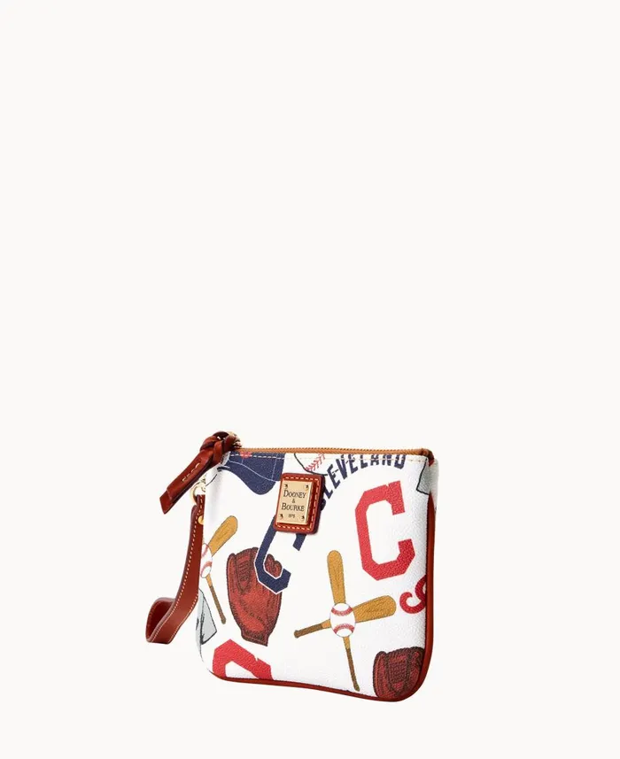 Dooney and Bourke Wallets MLB Indians Stadium Wristlet Indians 8211 WomenMen Dooney and Bourke Wallets MLB Indians Stadium Wristlet Indians 8211 WomenMen