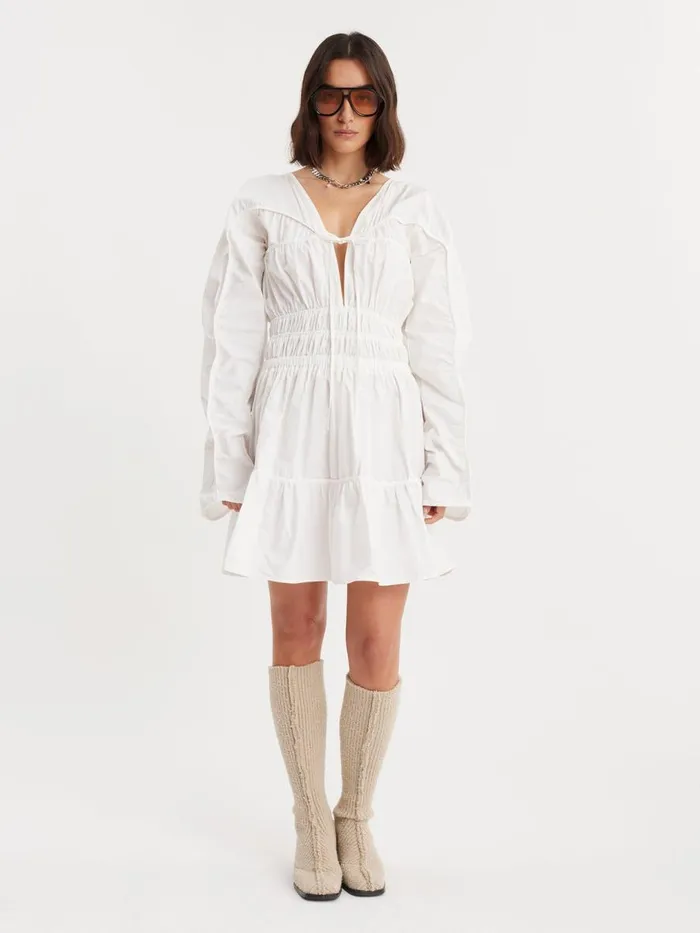 Dresses and Skirts Women Holzweiler Liebe Dress White