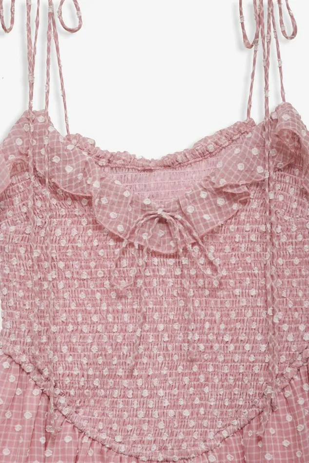 For Love and Lemons Dresses Maxine Midi Dress Pink 8211 Women For Love and Lemons Dresses Maxine Midi Dress Pink 8211 Women