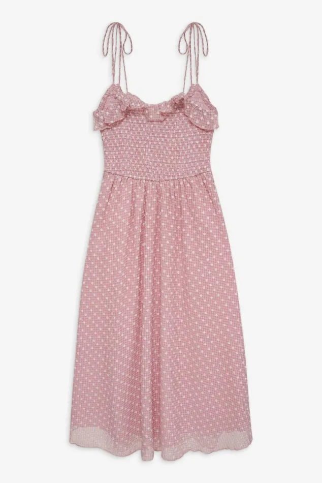 For Love and Lemons Dresses Maxine Midi Dress Pink 8211 Women For Love and Lemons Dresses Maxine Midi Dress Pink 8211 Women