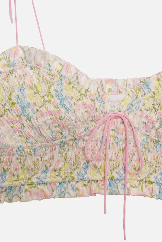 For Love and Lemons Lingerie Glitter Garden Top Multi 8211 Women