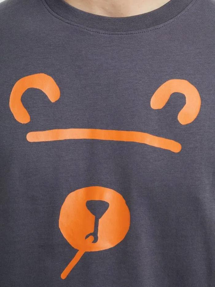 French Connection Shadow Bear TShirt Forged Iron Men TShirts and Polo Shirts