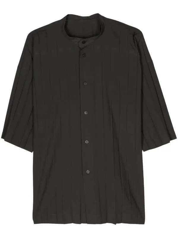 Henrik Vibskov Boutique Edge Shirt 8211 Charcoal Men Shirts