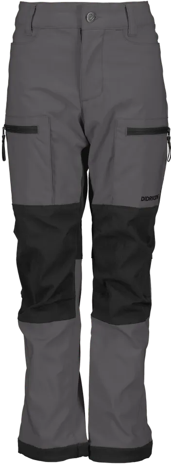 Kids Coal Black Didriksons Waterproof Trousers