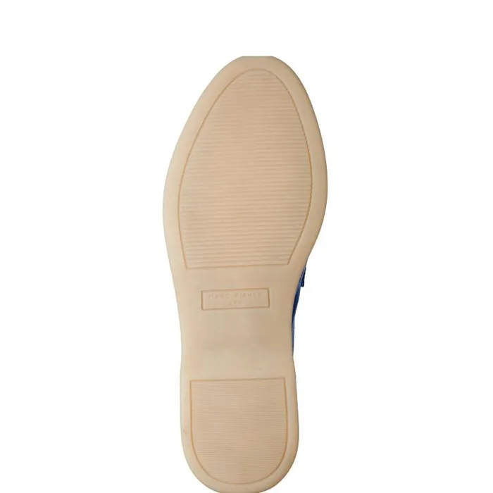 Marc Fisher Loafers and Flats Women Yanelli Casual Loafer Light Blue Suede