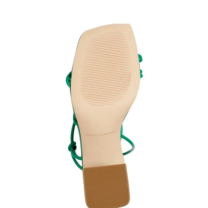 Marc Fisher Sandals Women Meggiane Block Heel Sandal Green