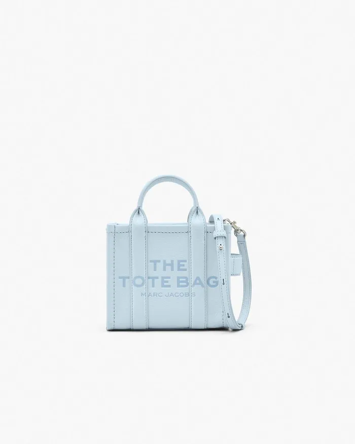 Marc Jacobs Mini Bags The Leather Crossbody Tote Bag Cloud Blue 8211 Women