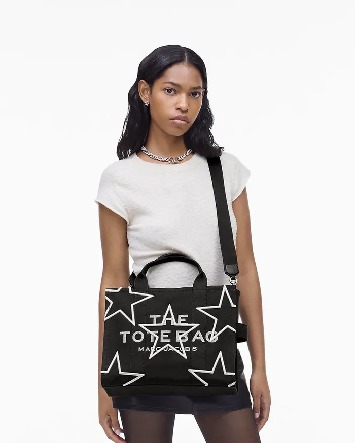 Marc Jacobs The Tote Bag The Star Canvas Medium Tote Bag Black 8211 Women