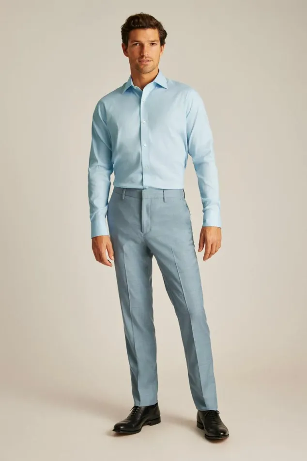 Men Jetsetter Stretch Dress Shirt Azure Blue Micro Houndstooth Bonobos Business Casual Shirts Men Jetsetter Stretch Dress Shirt Azure Blue Micro Houndstooth Bonobos Business Casual Shirts