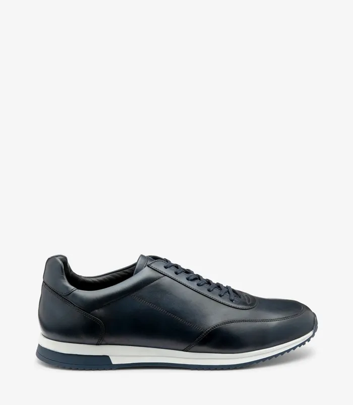 Men Loake Bannister Navy Trainers and Sneakers
