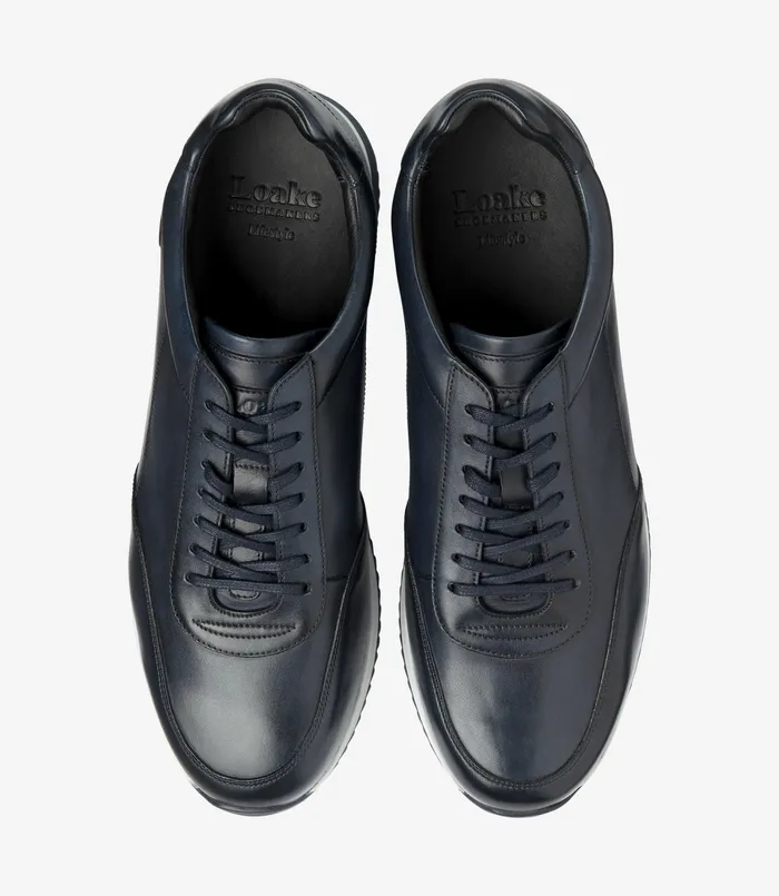 Men Loake Bannister Navy Trainers and Sneakers