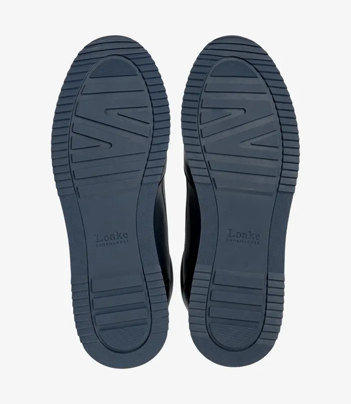 Men Loake Bannister Navy Trainers and Sneakers