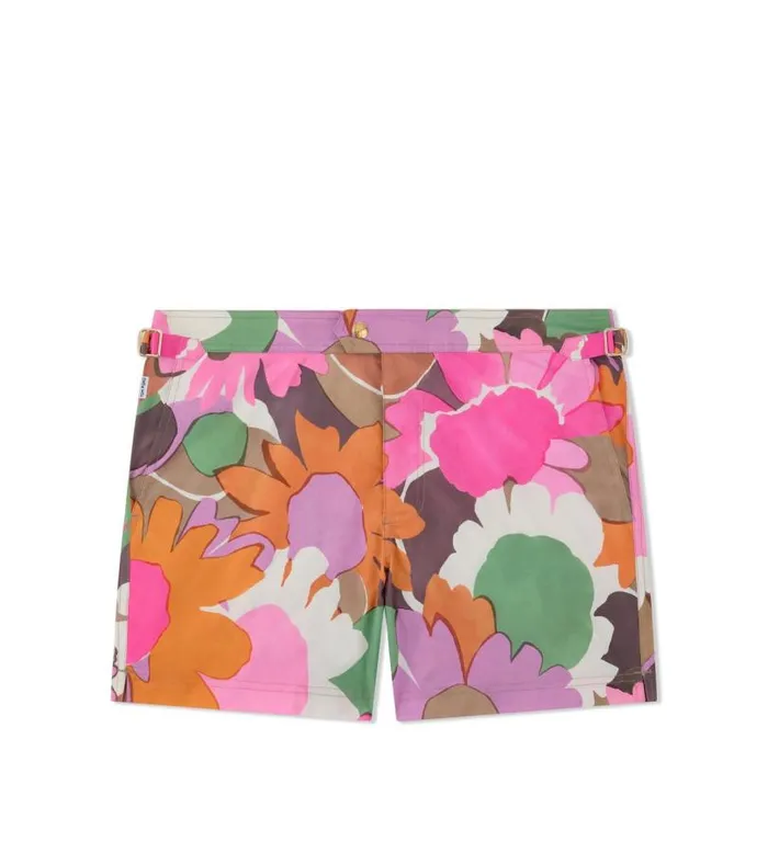 Men Pants and Shorts Tom Ford Bold Daisy Print Swim Short