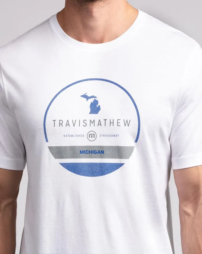 Men Tees TravisMathew NUGENT TEE White