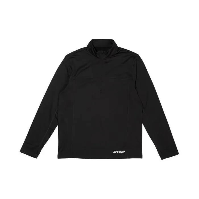 Mens Stretch Charger 12 Zip Black Spyder Layers
