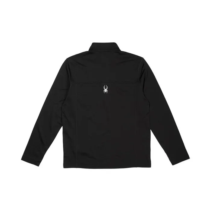 Mens Stretch Charger 12 Zip Black Spyder Layers