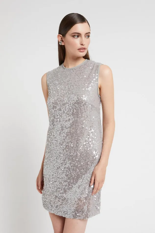Ottod039Ame Short Dress With Sequins Women Dresses