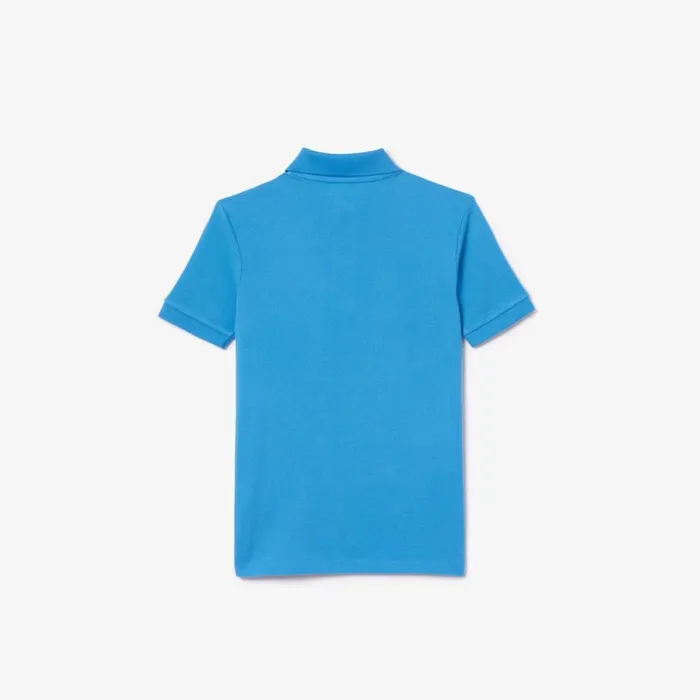 Polos Kids Lacoste Kids039 Regular Fit Petit Piqu Polo Ethereal Blue L99