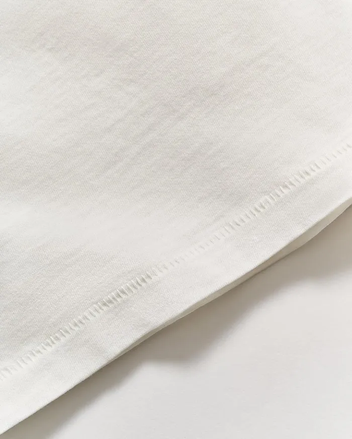 Polos Tees and Henleys Men Billy Reid Washed Tee White