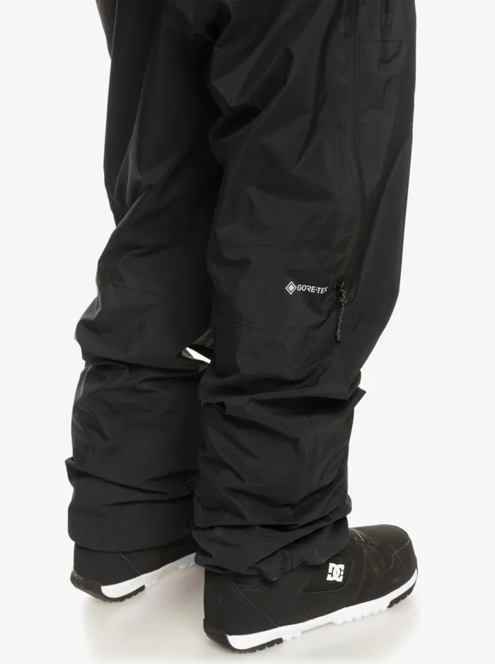 Quiksilver Highline Pro Insulated 3L GORETEX Snow Bib Pants True Black Mens Snow Pants Quiksilver Highline Pro Insulated 3L GORETEX Snow Bib Pants True Black Mens Snow Pants