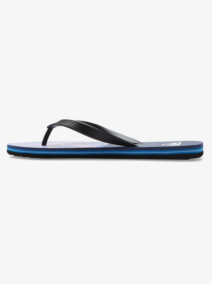 Quiksilver Molokai Art II Sandals Blackbluepink Mens Sandals Quiksilver Molokai Art II Sandals Blackbluepink Mens Sandals