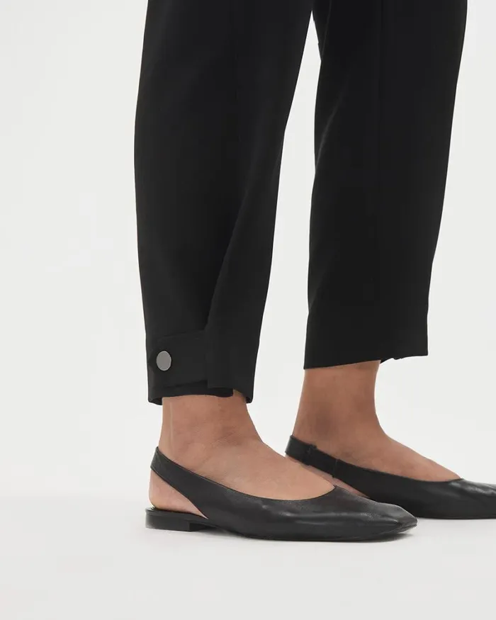 RWandCO Pants MidRise TaperedLeg Flowy Cargo Pant Black 8211 Women RWandCO Pants MidRise TaperedLeg Flowy Cargo Pant Black 8211 Women