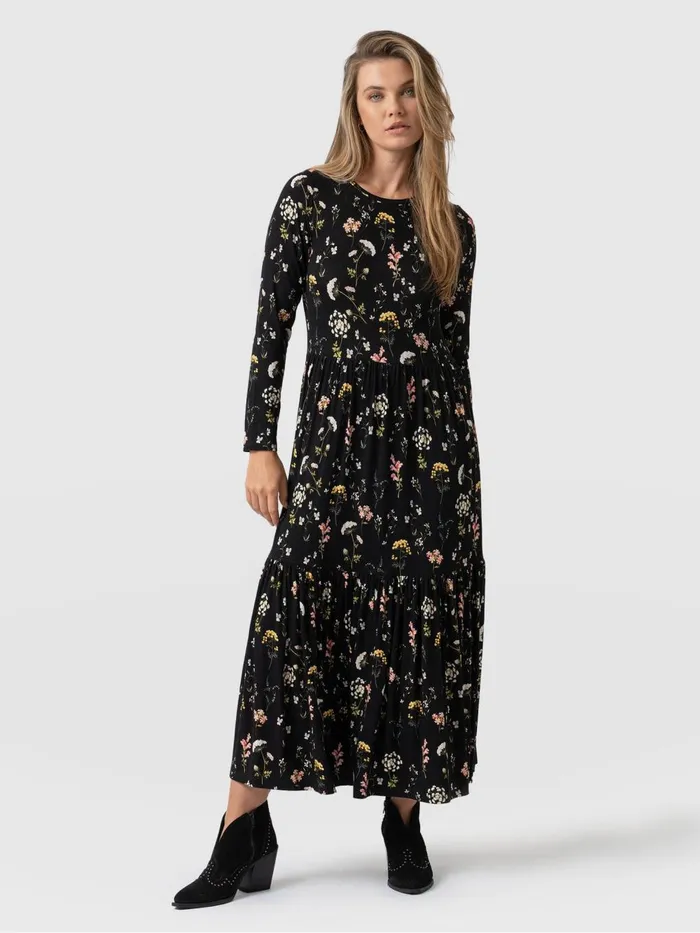 Saint And Sofia Dresses Women Greenwich Dress Long Sleeve 8211 Hyde Gardens Hyde Gardens