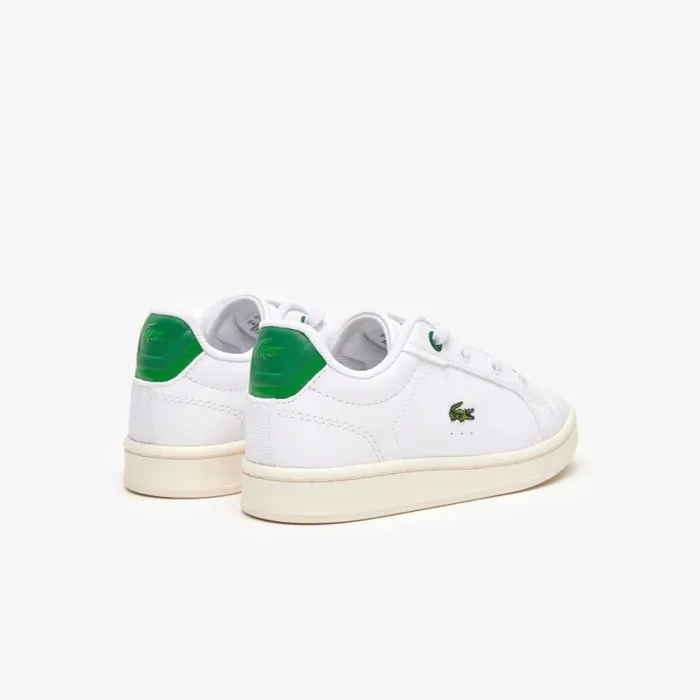 Shoes and Accessories Kids Lacoste Infants039 Carnaby Pro Sneakers Whitegreen 082