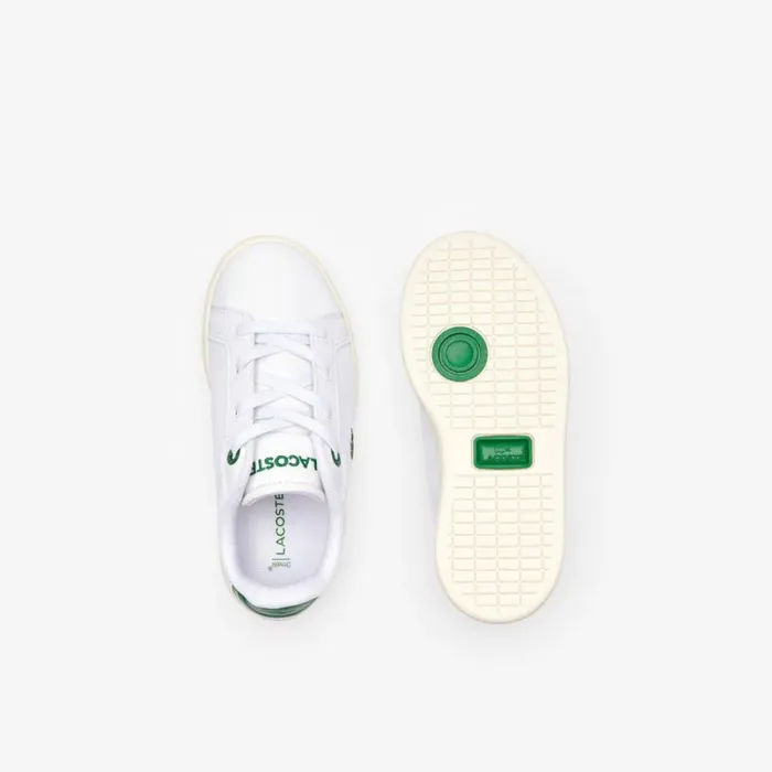 Shoes and Accessories Kids Lacoste Infants039 Carnaby Pro Sneakers Whitegreen 082