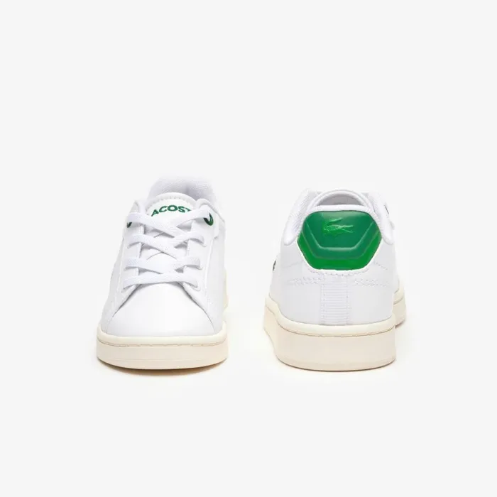 Shoes and Accessories Kids Lacoste Infants039 Carnaby Pro Sneakers Whitegreen 082