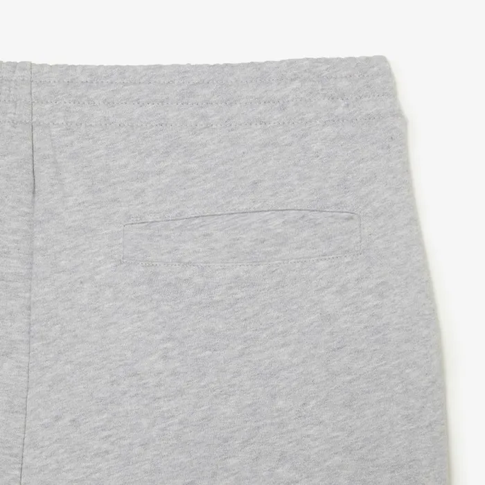 Shorts and Swim Men Lacoste Men039s Regular Fit Fleece Shorts Grey Chine Cca