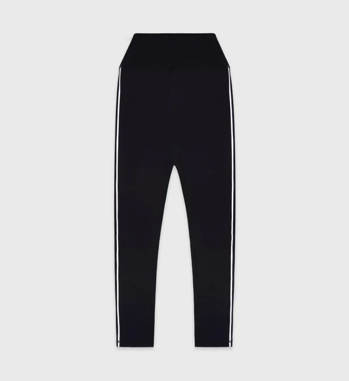 Sporty and Rich Activewear Women SR Runner Legging 8211 BlackWhite