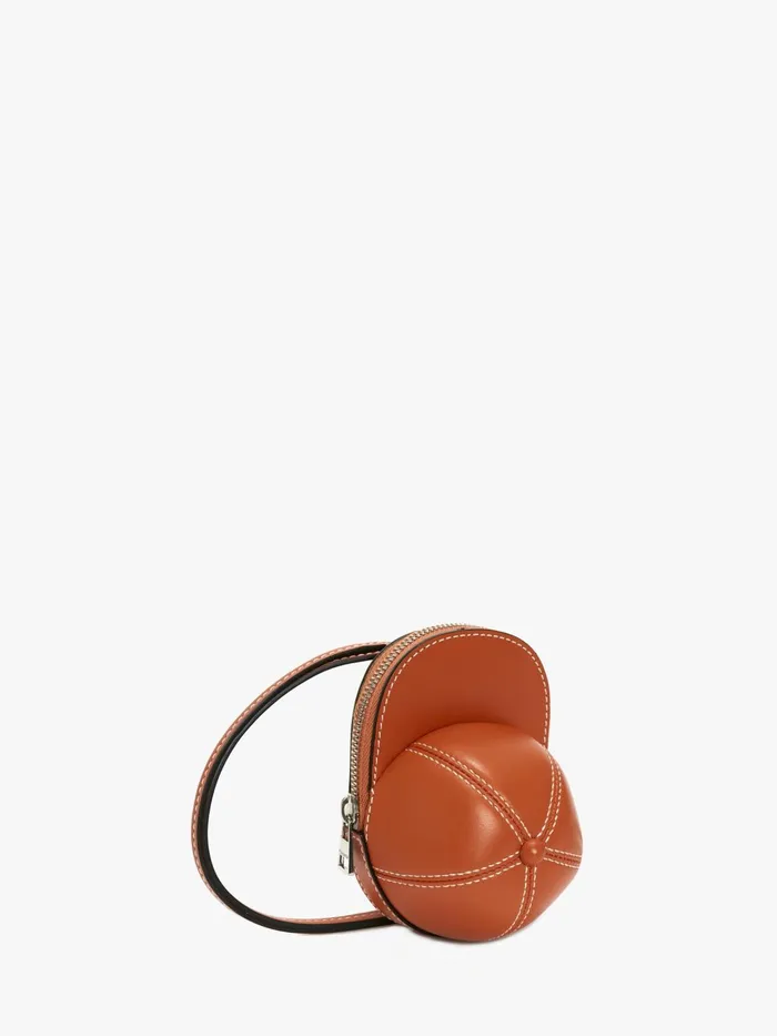 WomenMen Mini Bags and Clutches JW Anderson MINI CAP BAG 8211 LEATHER CROSSBODY BAG Pecan WomenMen Mini Bags and Clutches JW Anderson MINI CAP BAG 8211 LEATHER CROSSBODY BAG Pecan