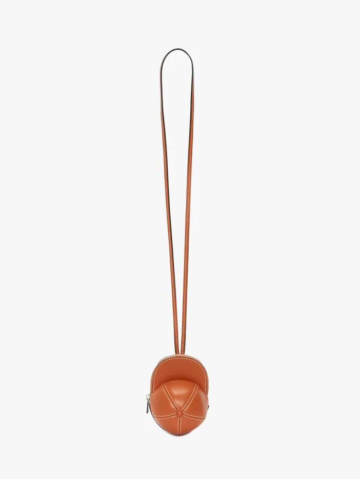 WomenMen Mini Bags and Clutches JW Anderson MINI CAP BAG 8211 LEATHER CROSSBODY BAG Pecan WomenMen Mini Bags and Clutches JW Anderson MINI CAP BAG 8211 LEATHER CROSSBODY BAG Pecan