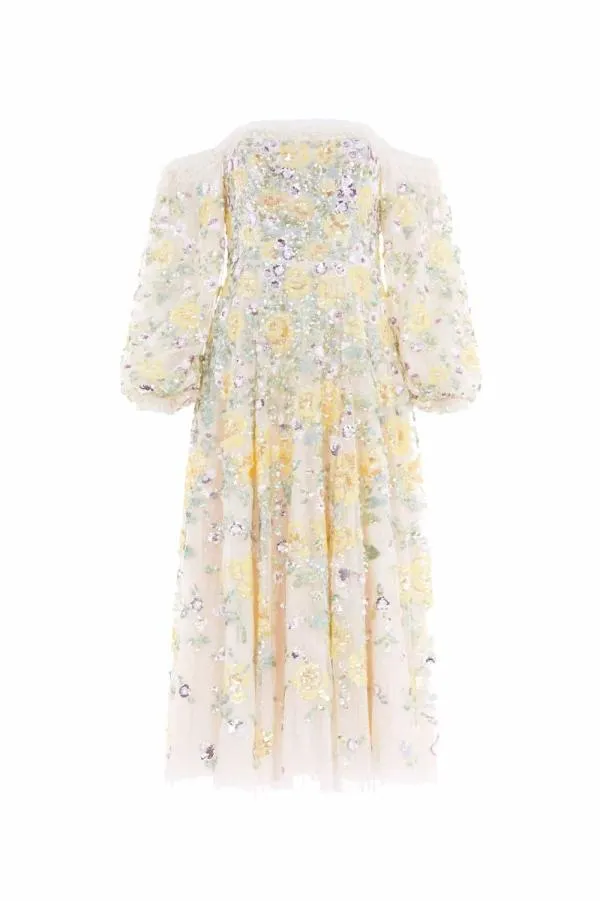 Women Needle and Thread Elina Rose OffShoulder Ballerina Dress Champagne Women Needle and Thread Elina Rose OffShoulder Ballerina Dress Champagne