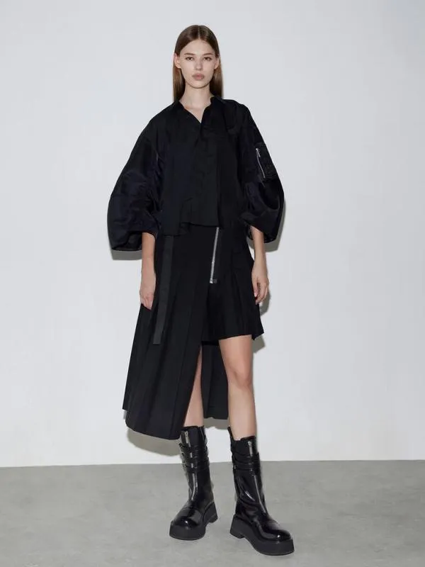 Women Nikki TripleBuckle Calf Boots 8211 Black CHARLES and KEITH Boots