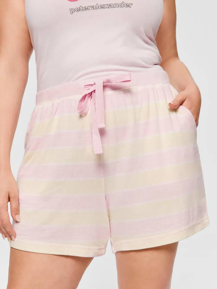 Women PA Plus Pastel Fuzzy Long Short Multi Peter Alexander Shorts