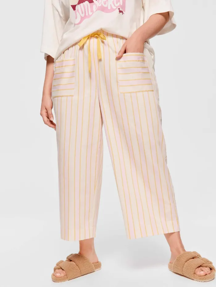 Women PA Plus Yellow Stripe 34 Pj Pant Multi Peter Alexander Pants