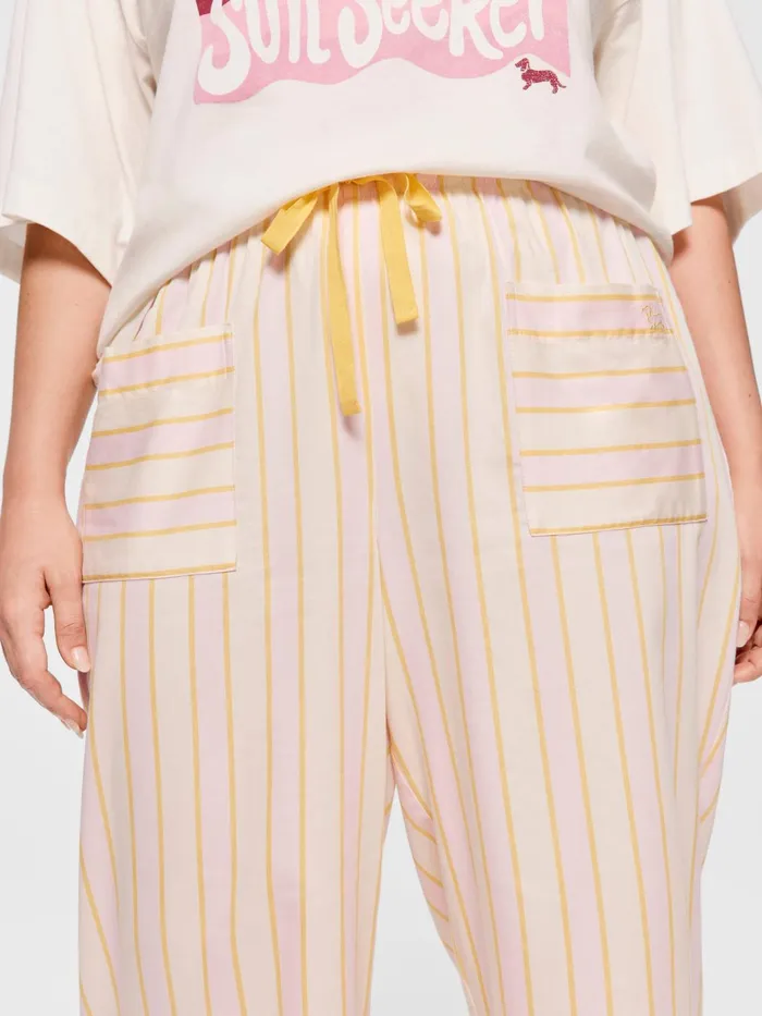 Women PA Plus Yellow Stripe 34 Pj Pant Multi Peter Alexander Pants