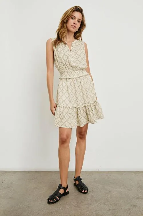 Women Rails Dresses and Rompers Cindy Dress Ivory Zanzibar Women Rails Dresses and Rompers Cindy Dress Ivory Zanzibar
