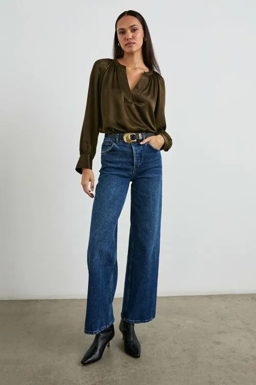 Women Rails Tops Wynna Top Dark Moss Women Rails Tops Wynna Top Dark Moss