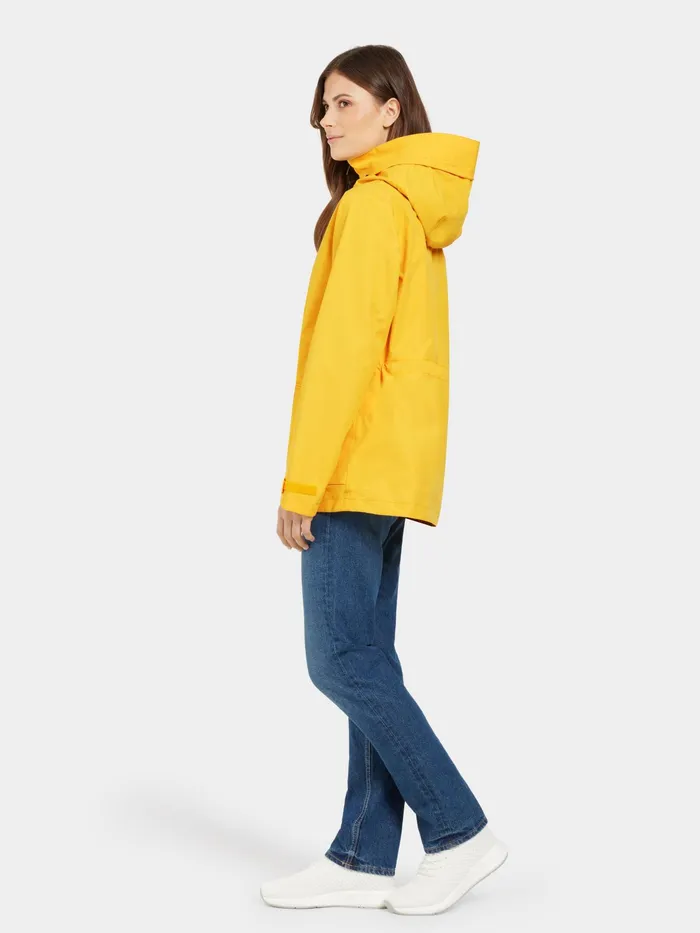 Women Turvi Jacket Warm Yellow Didriksons Spring Jackets
